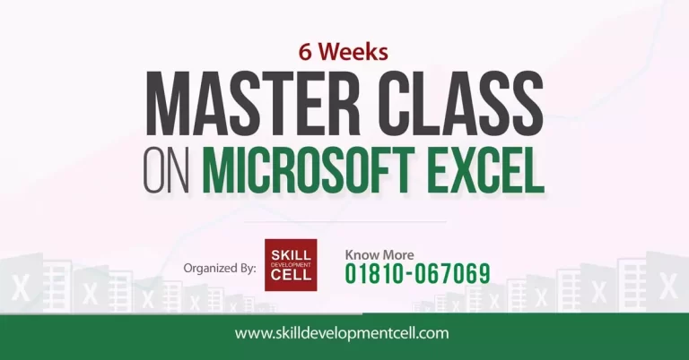 Master Class on Microsoft Excel